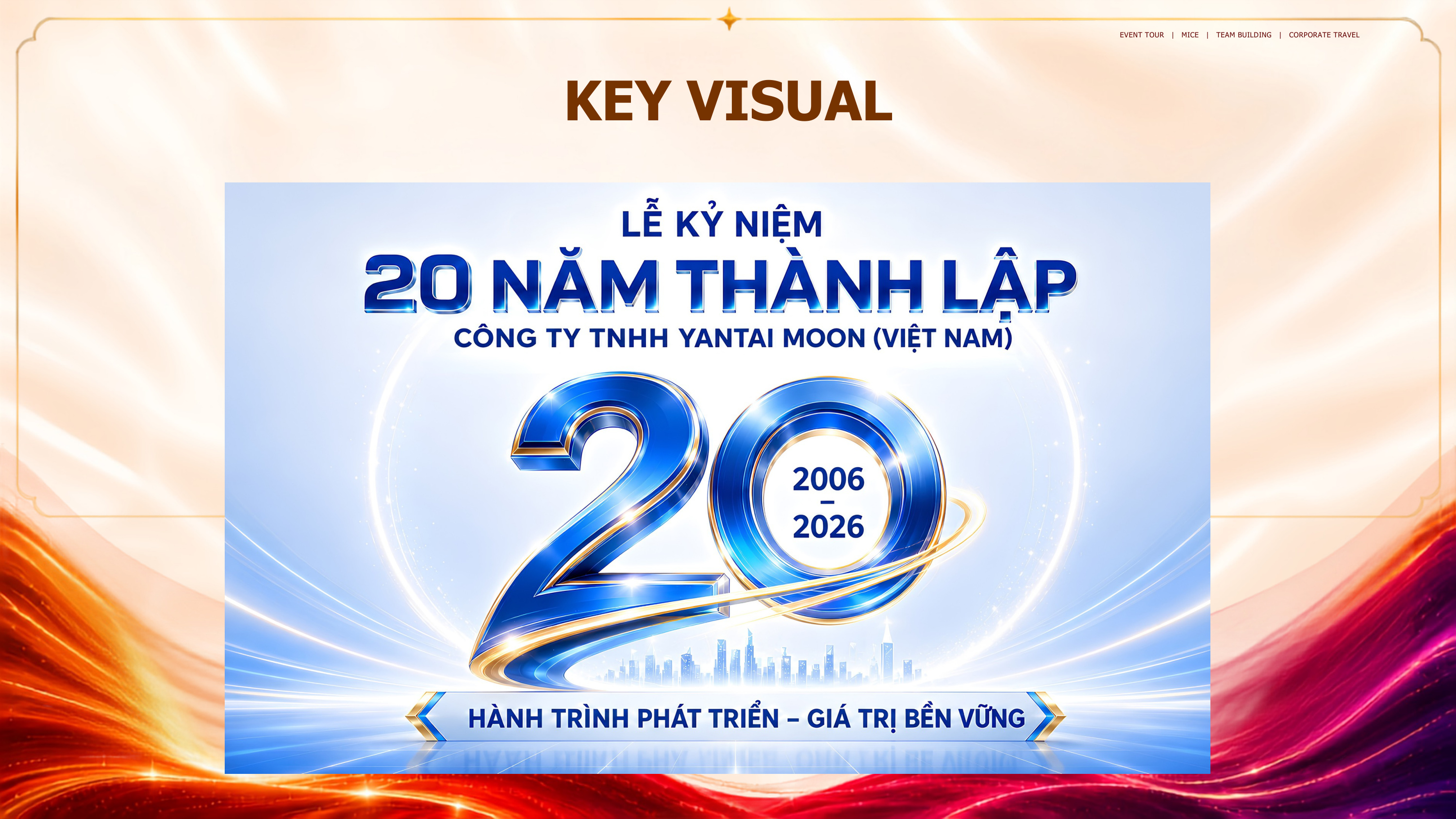 Key Visual: Kỷ Niệm 20 Năm Yantai Moon (2006 – 2026)